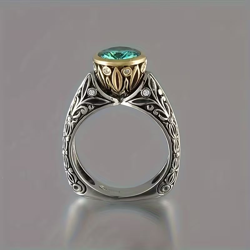 Verdant Elegance Heritage Ring