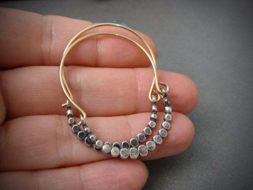 Boho Earrings Crafted from Sterling Silver