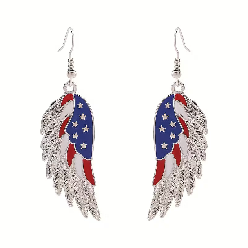 Timeless Wings of Freedom Drop Earrings