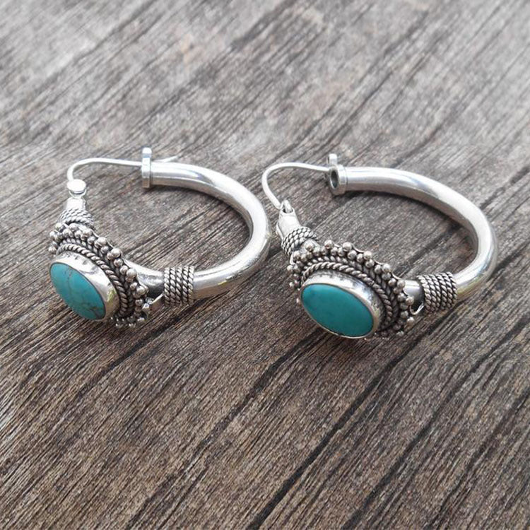Vintage Turquoise Ear Studs