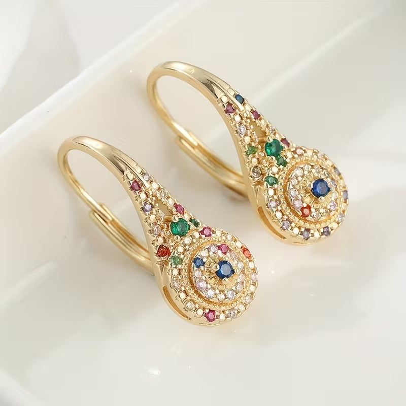 Multicolor Sparkle Elegance Studs