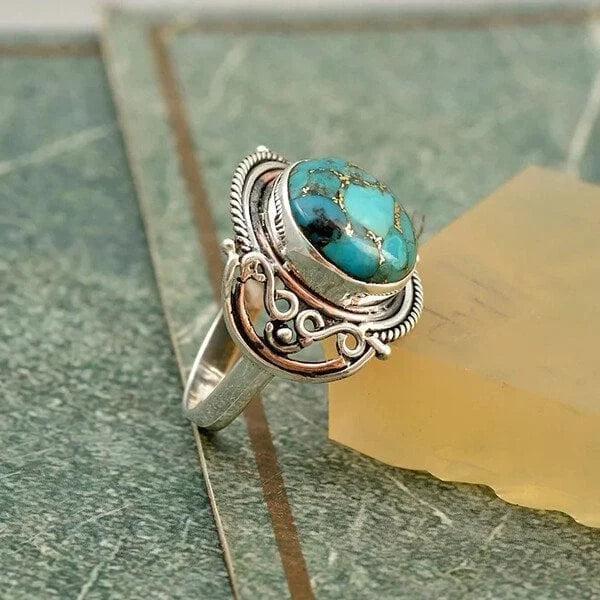 Bohemian Turquoise Ring