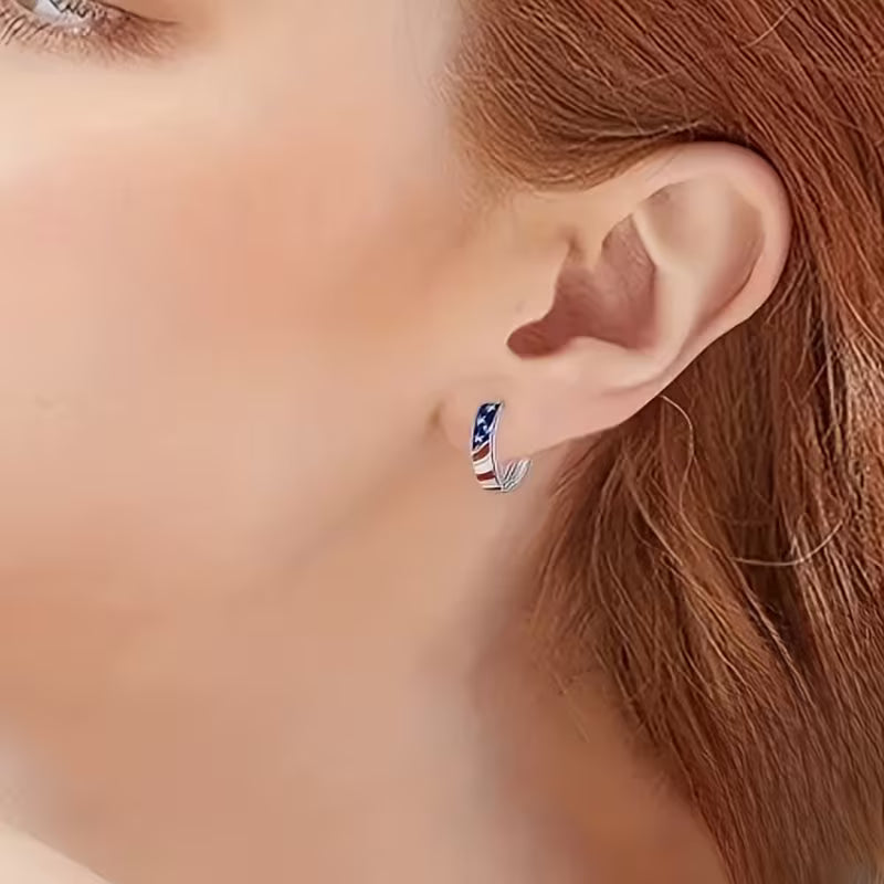 Refined Liberty Horizon Circle Earrings