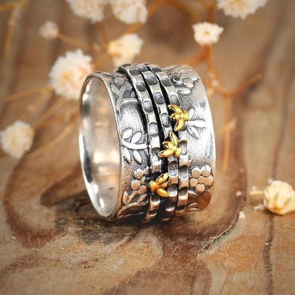Petite Bee Blossom Ring.