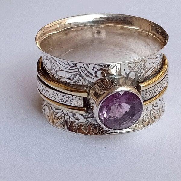 Bohemian Crystal Mindfulness Ring