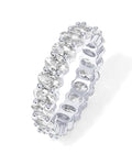 Timeless Grace: Sparkling Crystal Infinity Ring