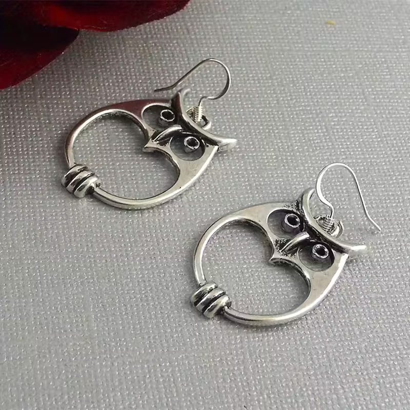 Nocturne Owl Elegance Earrings