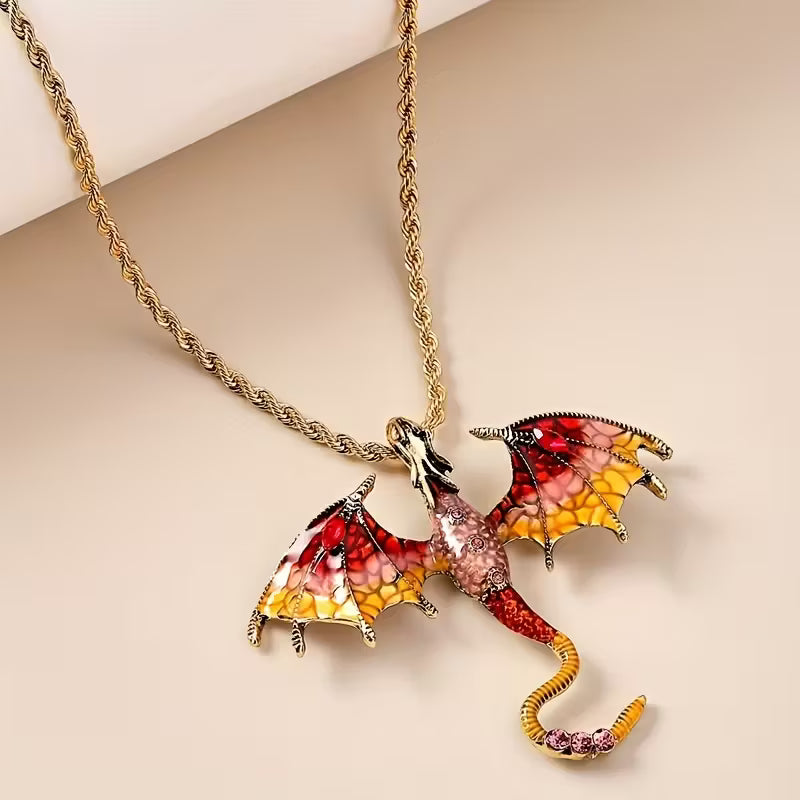 Ethereal Dragon Dream Pendant Necklace