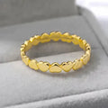 Golden Hearts Bangle