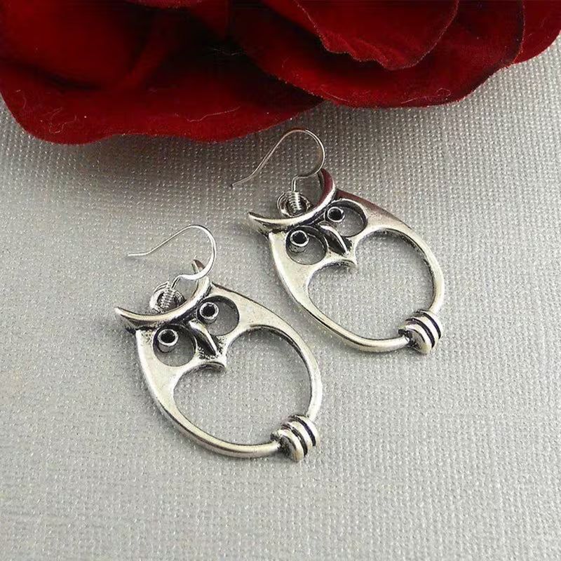 Nocturne Owl Elegance Earrings