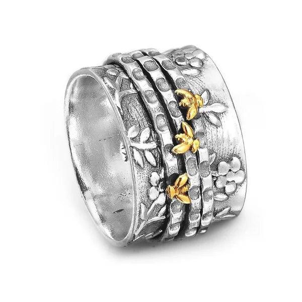 Petite Bee Blossom Ring.