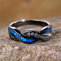 Silver Twisted Inlay Band