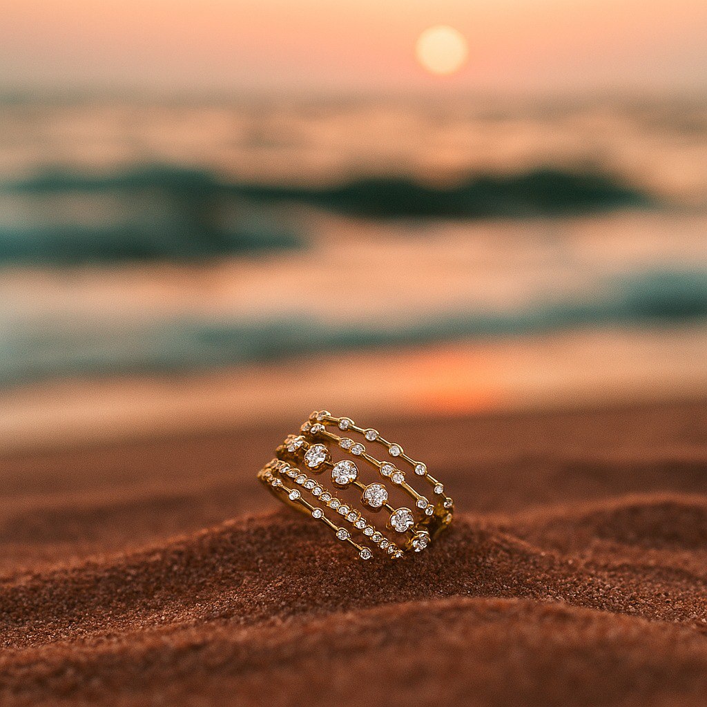 Pelagia | Set of Gold Rings