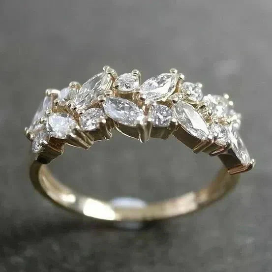 Vintage Floral Ring in Silver