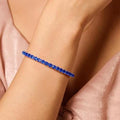 Sapphire Tennis Wristlet