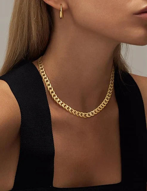Chunky Cuban Chain Necklace