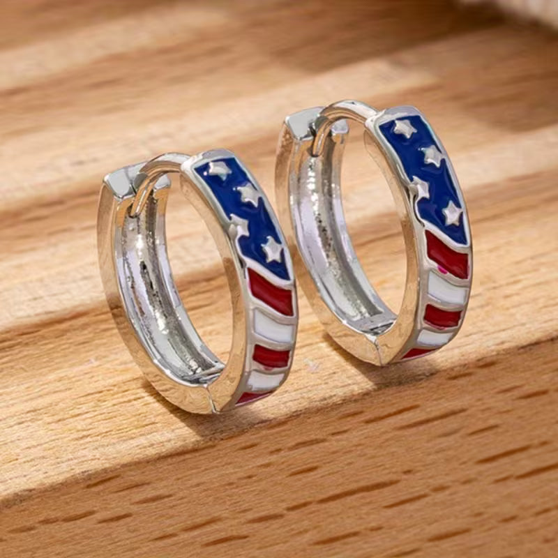 Refined Liberty Horizon Circle Earrings