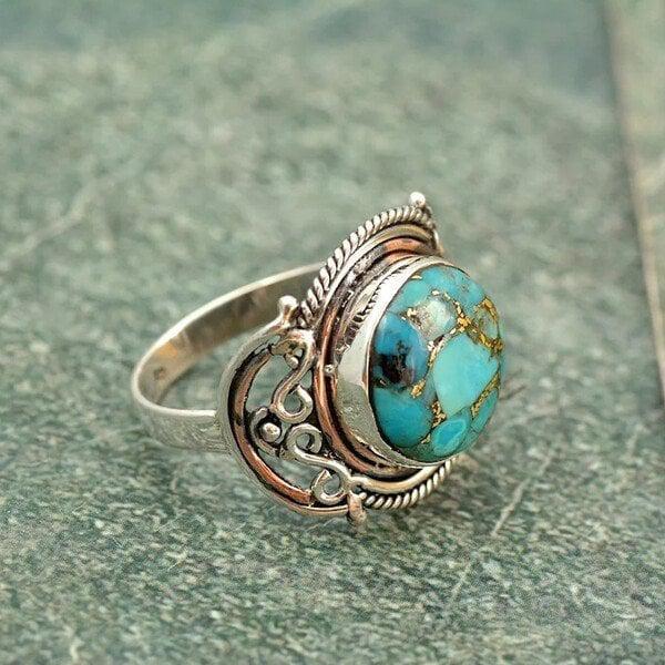 Bohemian Turquoise Ring
