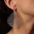 Vintage Zirconia Sphere Earrings