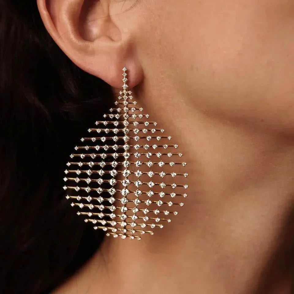 Vintage Zirconia Sphere Earrings