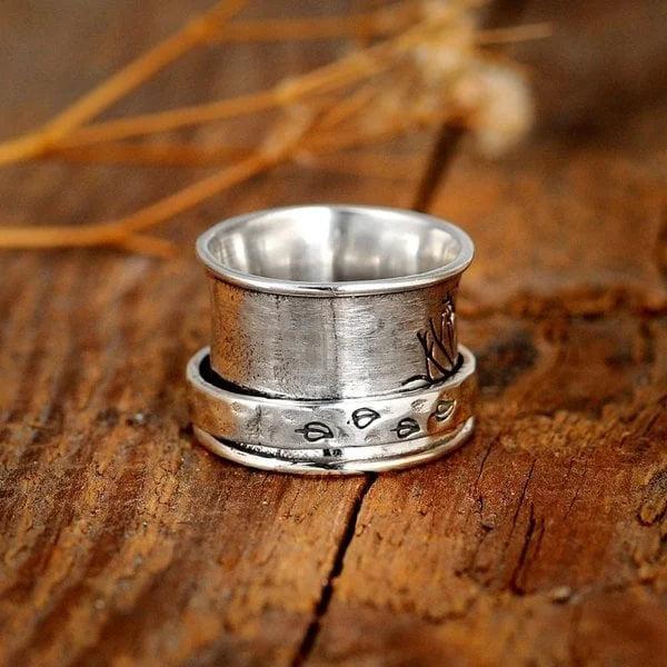 Tree of Life Spinner Mindfulness Ring