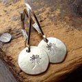 Silver Dandelion Studs