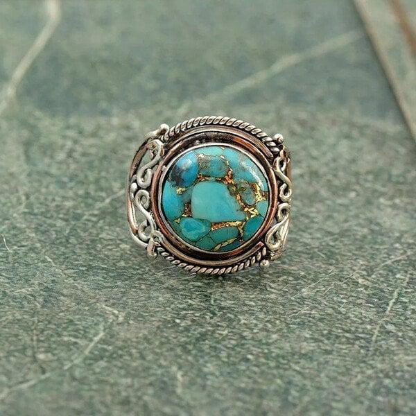 Bohemian Turquoise Ring