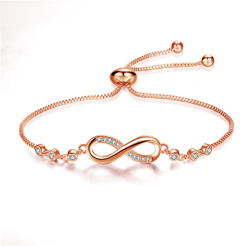 Adjustable Endless Bracelet in Silver