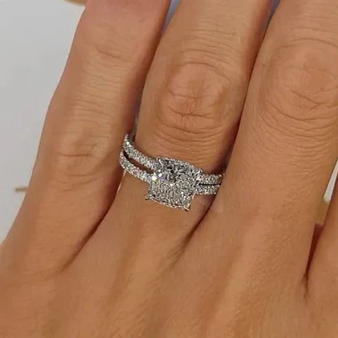Bridal Cushion 2PC Ring Collection