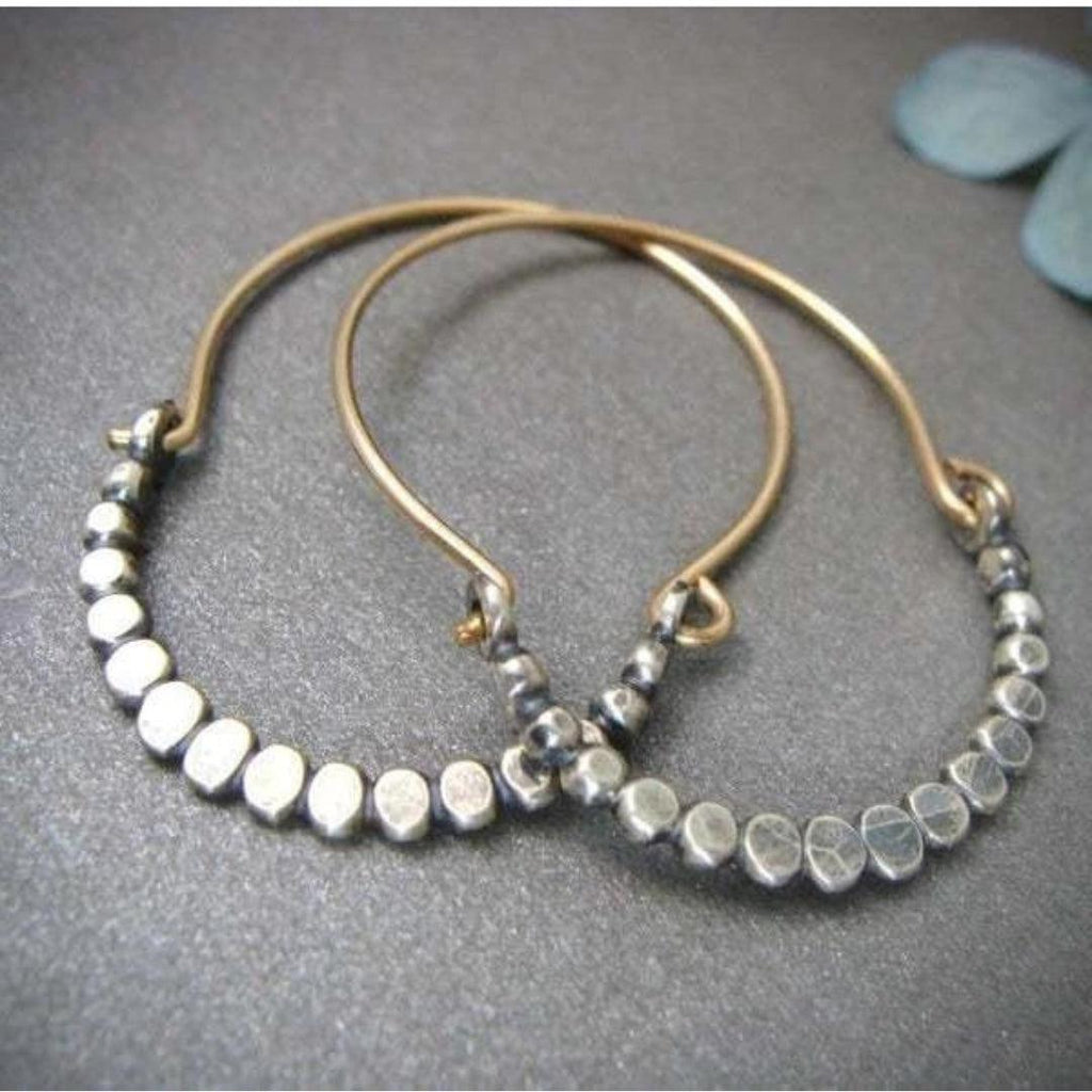 Boho Earrings Crafted from Sterling Silver