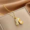 Chrysalis Pendant with Pearls in Gold