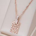 Elegant Golden Mandala Pendant Necklace
