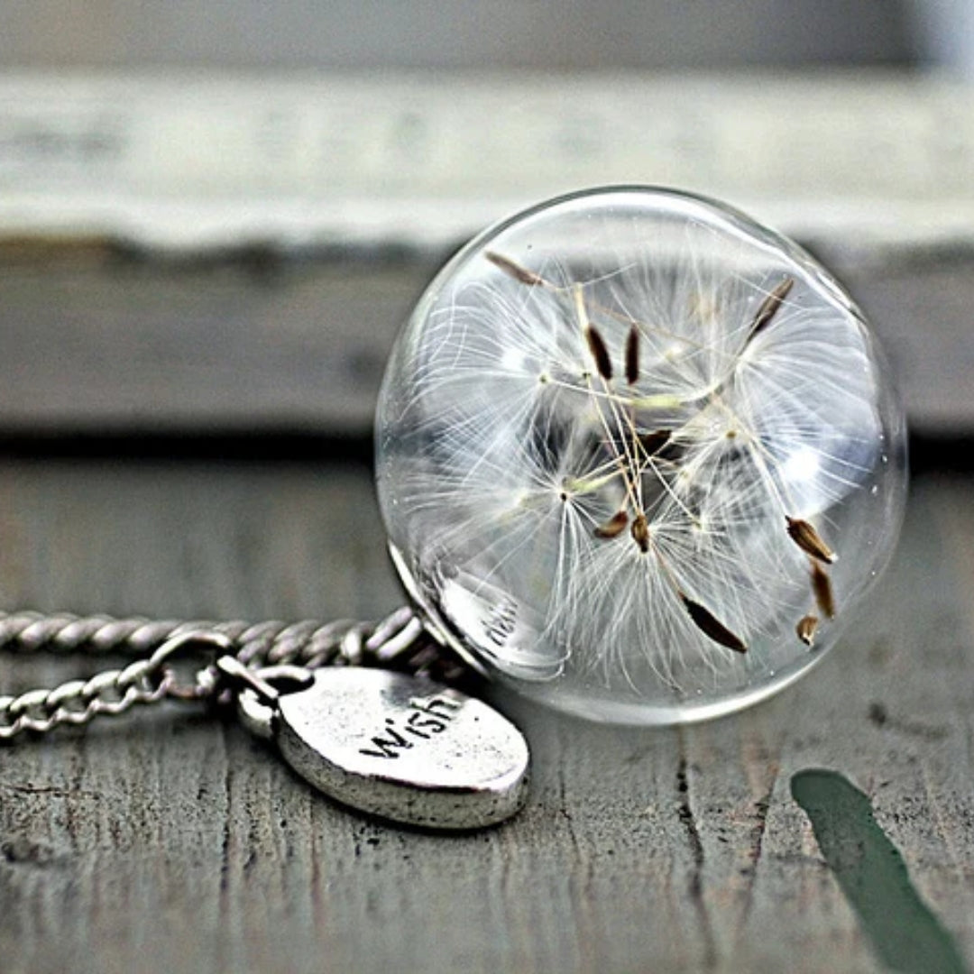 Vintage Dandelion Dream Necklace