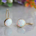 Antique Opal Radiance Earrings