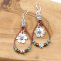 Vintage Floral Leather Ear Adornments