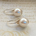 Vintage Pearl Teardrop Earrings