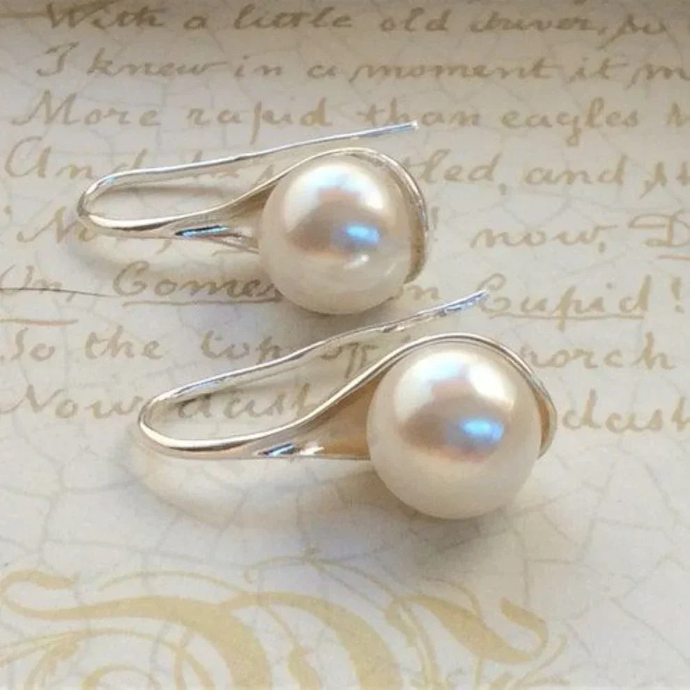 Vintage Pearl Teardrop Earrings