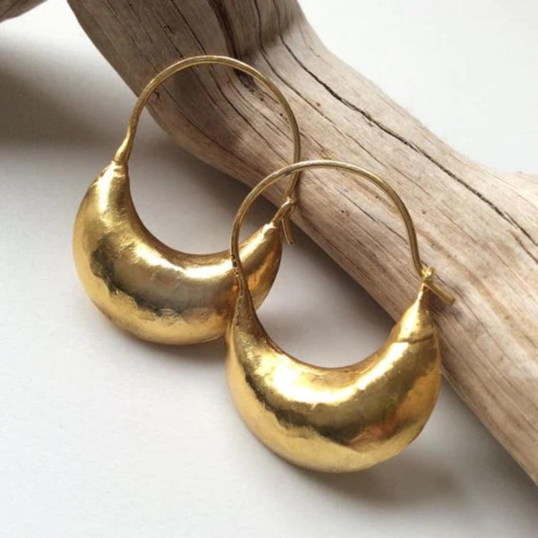 Vintage Gold Woven Earrings