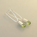 Vintage Olive Gemstone Earrings