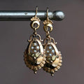 Gold-Plated Vintage Bug Earrings