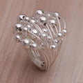 Vintage Silver Blossom Ring