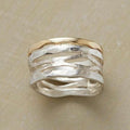 Vintage Gold & Silver Openwork Ring