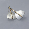 Vintage silver and gold-tone earrings