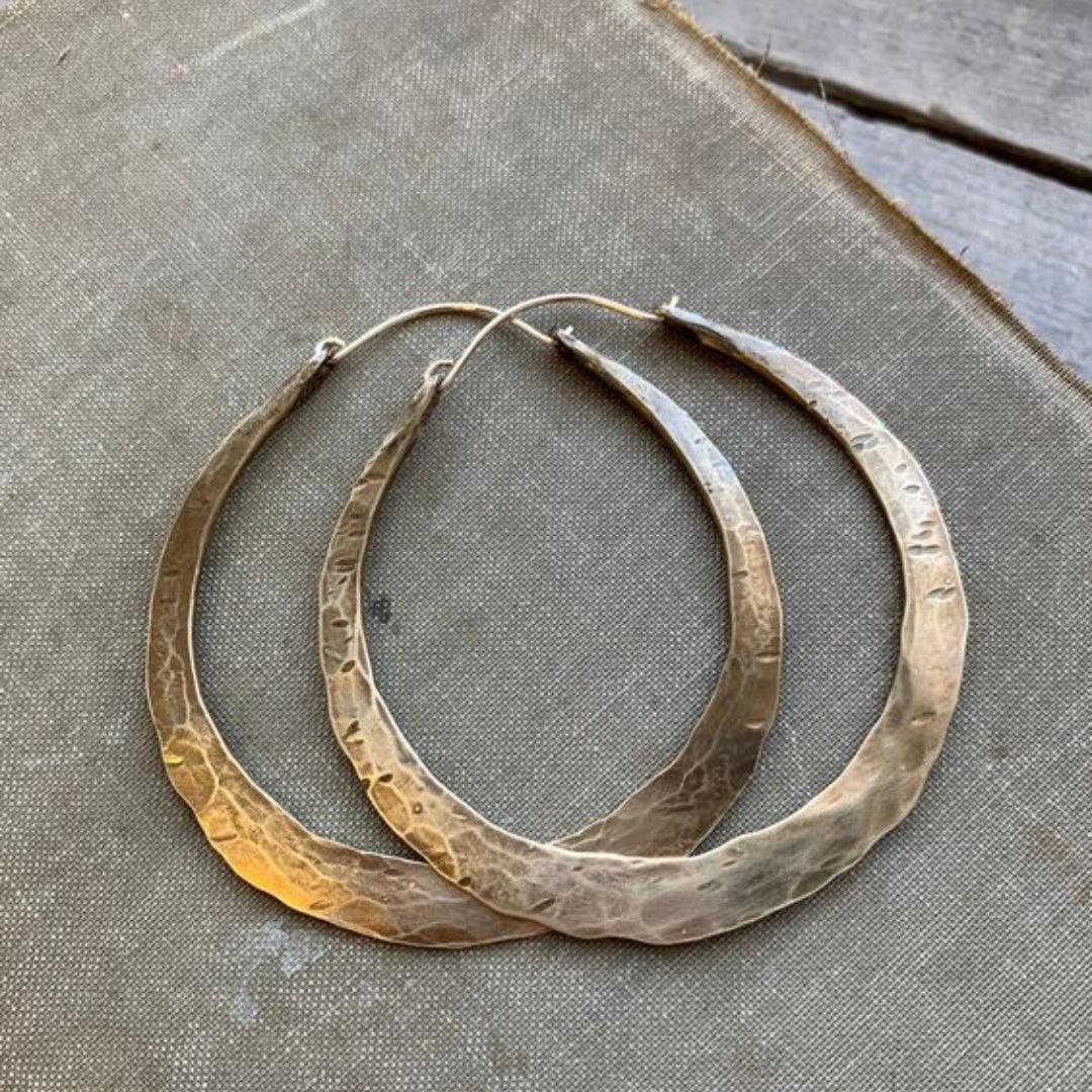 Vintage Antique Circle Earrings