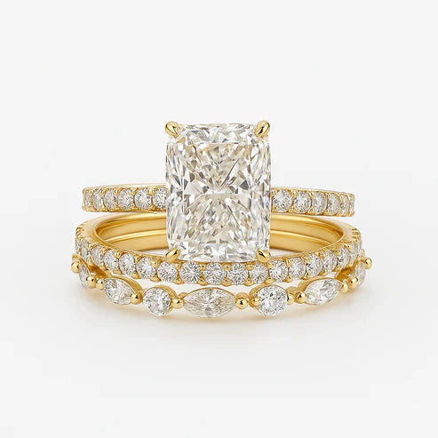 3PC Wedding Ring Set by Jaily