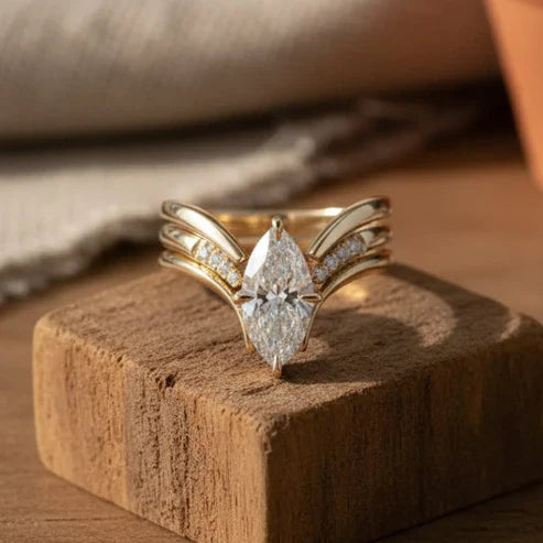 Golden Crown Ring