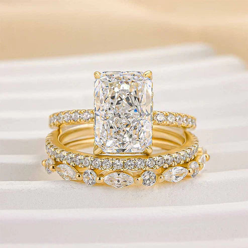 3PC Wedding Ring Set by Jaily