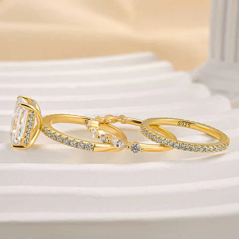 Jaily 3-Piece Wedding Ring Set