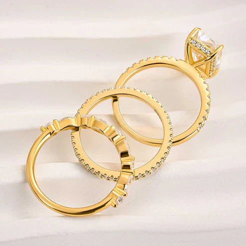 Jaily 3-Piece Wedding Ring Set