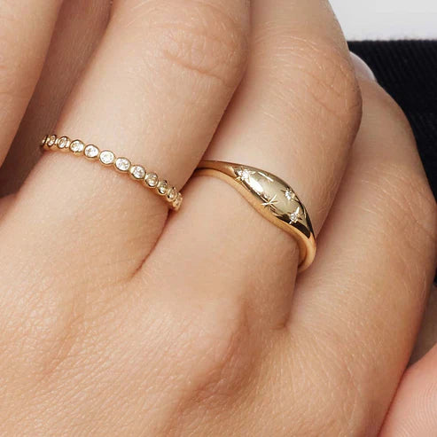 Dome Diamond Ring.